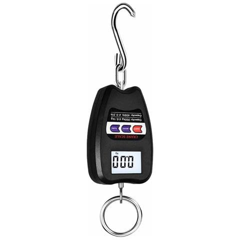 Bilancia Elettronica Portatile 200kg Con Display Lcd E Gancio In Acciaio Ad Alta Resistenza Black - Foto 4