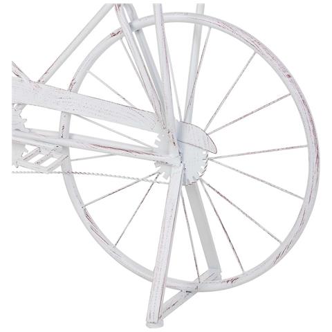 Espositore A Forma Di Bicicletta Bianco 147x34,50x102 - Foto 8