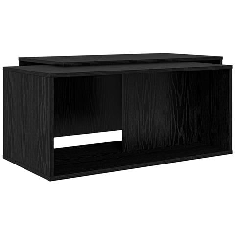 Set di Tavolini da Caffè 2 pcs Rovere Nero Legno multistrato - Foto 1