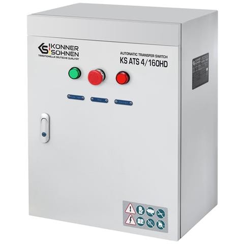 Interruttore di Trasferimento Automatico KS ATS 4/160HD Domanda di potenza di picco, W 18 Potenza (230V), kW 36.8 - Foto 1