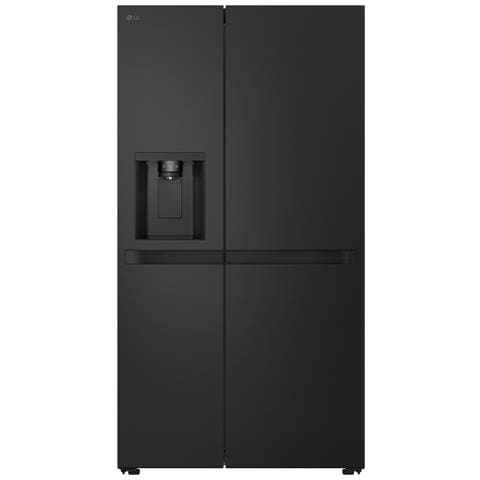 GSLC40EPPE Frigo Syde-by-Side, Classe E, 638L, Porte piatte, Dispenser con allaccio, Linear Cooling, Matte Black - Foto 1