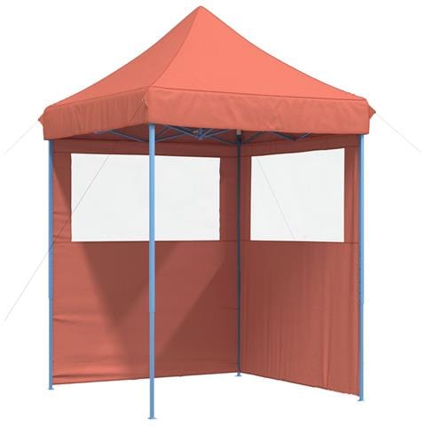 Tenda Party Terracotta 200 x 200 x 306 cm Tessuto Oxford - Foto 1