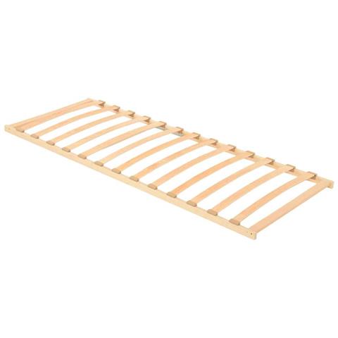 Base a doghe Marrone 70 x 190 cm Legno massello di faggio - Foto 1