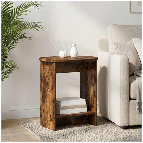 Tavolo laterale Rovere Fumo 50 x 39,5 x 55 cm - Foto 2