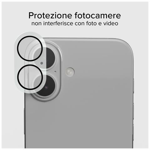 TED3OCAMGLIP16 protezione per lo schermo e il retro dei telefoni cellulari Protezione per obiettivo della fotocamera Apple 1 pz - Foto 2