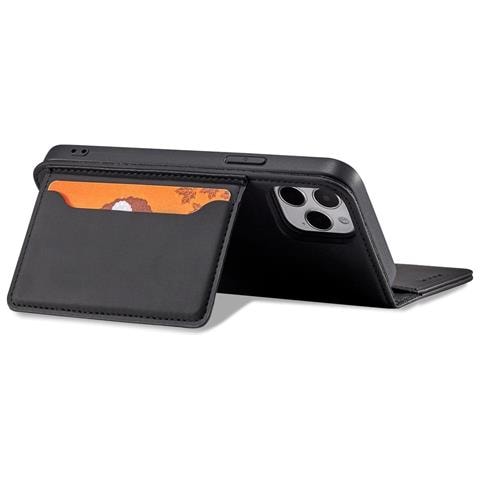Portafoglio Magnetico Per Carte Iphone 12 Pro Max Custodia Porta Carte Nera - Foto 2