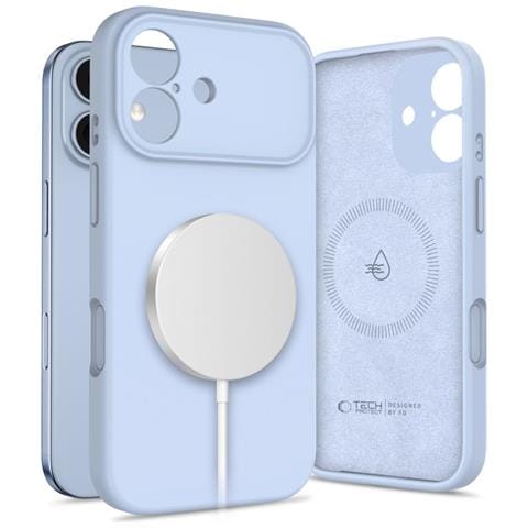 Custodia In Silicone Blu Per Iphone 17 Con Magsafe - Foto 1