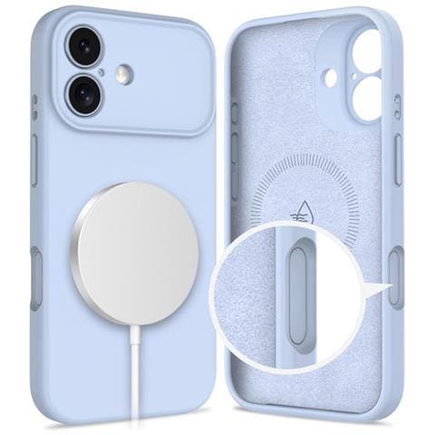 Custodia In Silicone Blu Per Iphone 17 Con Magsafe - Foto 2