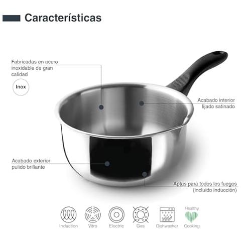 31316 - Mestolo dritto versatore Garinox, acciaio inox, con beccuccio - Foto 2