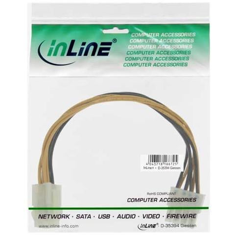 cavo adattatore alimentazione interna da alimentatore atx 1.3 8pin a mainboard atx 2.0 8pin, 10cm - Foto 2