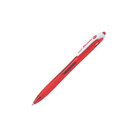 confezione da 10 pezzi - penna sfera scatto rexgrip begreen 0.7mm rosso - Foto 2