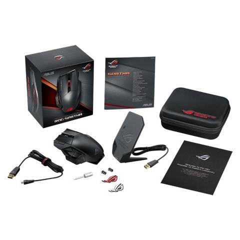 ROG Sparta Mouse Gaming Wireless / Wired - Nero - Foto 2