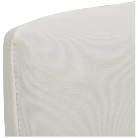 Coprisedia Elasticizzata Crema Dritta 6 Pz - Foto 4