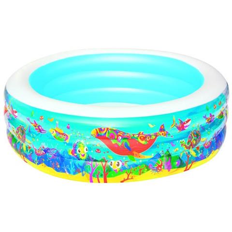 Piscina Play Bambino Piccoli 196x53cm Rotonda Gioco Gonfiabili 51122 - Foto 3