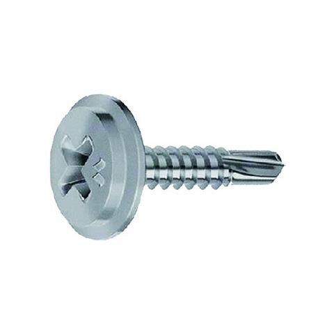 Vite Perforante Zincatura Bianca Testa Piatta 4,2x13 E-100 Bulloneria-viteria - Foto 5