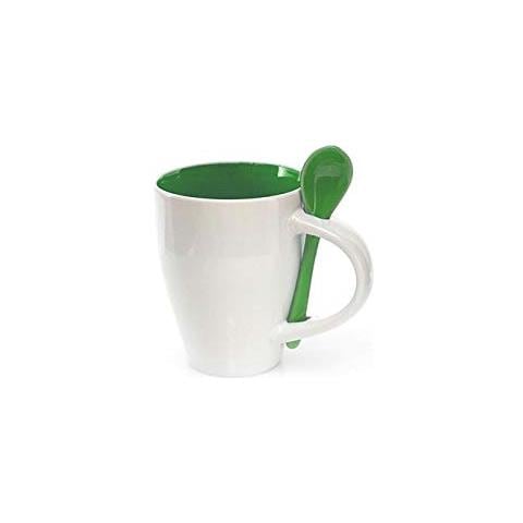 Cucinare Bigbuy Tazza Con Cucchiaio (350 Millilitri) Bicolor 149.459. - Foto 2