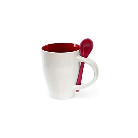Cucinare Bigbuy Tazza Con Cucchiaio (350 Millilitri) Bicolor 149.459. - Foto 3