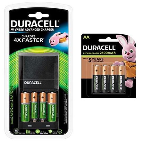 Hi-speed Caricatore Avanzato Con 6 Aa E 2 Batterie Aaa - Foto 1