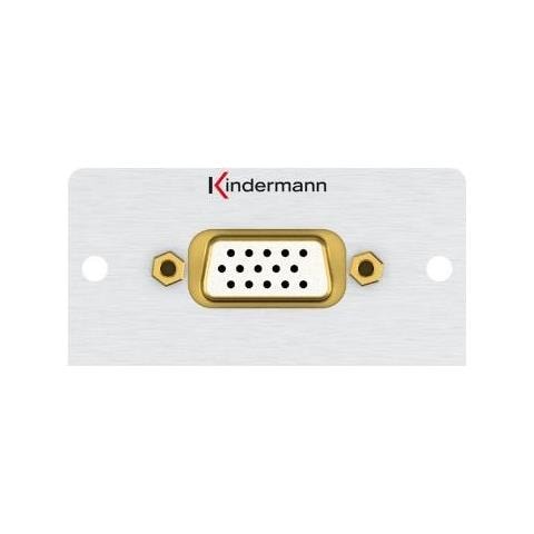 Konnect 50 Alu - Modulares Faceplate-snap-in - Hd-15 (7444000901) - Foto 1