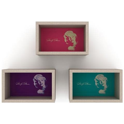 Quadro Rettangolare Monroe Decorazione Murale Cm 36 X 18 X 22 H - Foto 1