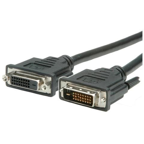 Monitor DVI Cable, DVI M - DVI F, (24+1) dual link 2.0 m - Foto 1