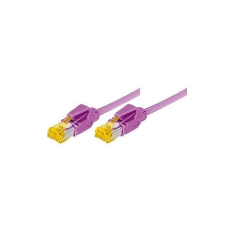 2m Cat. 6A, Cat6a, S / FTP (S-STP) , RJ-45, RJ-45, Maschio / maschio, Viola - Foto 1