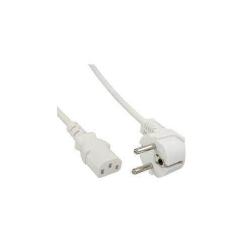 16651W 1m Accoppiatore C13 CEE7/16 Bianco cavo di alimentazione - Foto 1