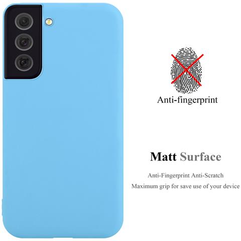 Custodia Compatibile Con Samsung Galaxy S22 Plus In Candy Blu - Coperchio Protettivo In Silicone Tpu Flessibile - Foto 2