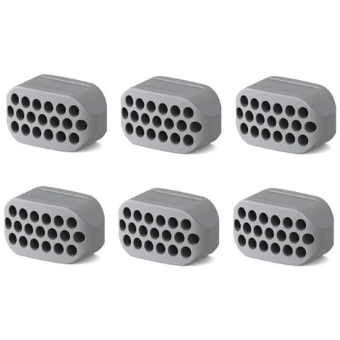 Esercitatore Jawline Silicone Per Trainer Mascella Con Scatole Di Immagazzinaggio Confezione Da 6 - Foto 2