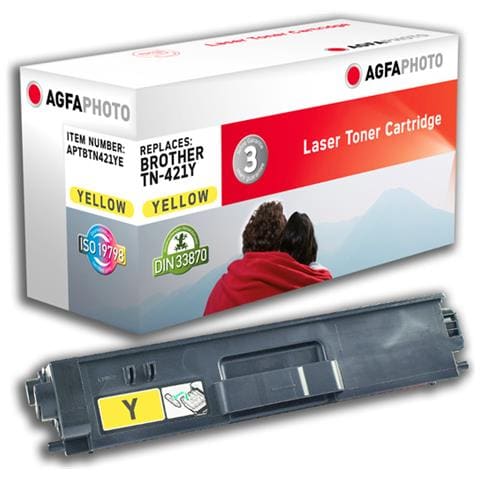 TONER COMPATIBILE - APTBTN421YE cartuccia 1 pz Giallo - Foto 1