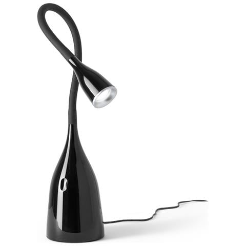 Luce Da Lettura Balvi Per Android - Design Compatto In Silicone Nero, Alimentazione 2xCR1220