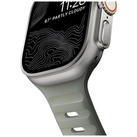 Cinturino Strap Sportivo Apple Watch 42-44-45-49mm Costal Rock, Verde - Foto 10