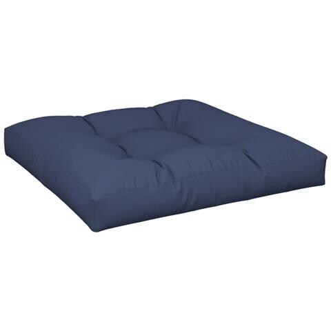 Cuscino Per Pallet Blu Marino 70x70x12 Cm In Tessuto - Foto 2