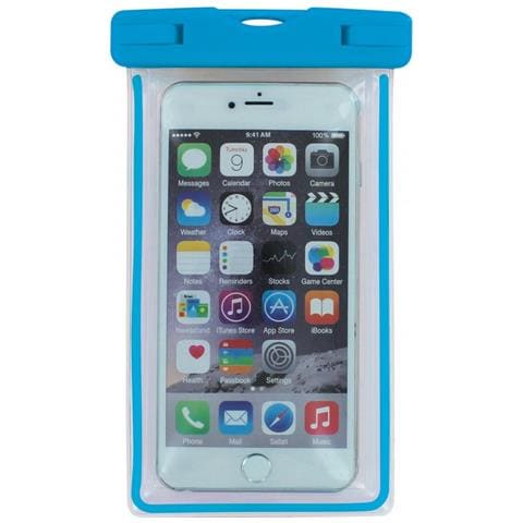 Custodia Impermeabile Ipx8 Immersione 10 Metri Taglia Universale, Blu - Foto 1