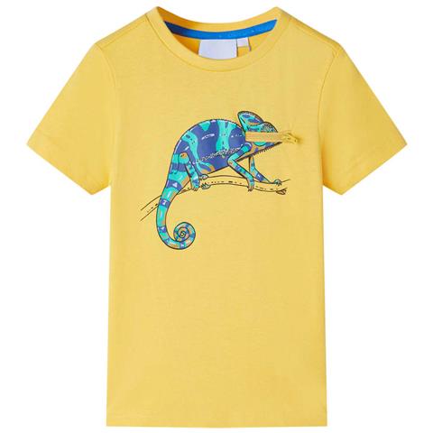 Maglietta Da Bambino A Maniche Corte Ocra Chiaro 92 - Foto 1