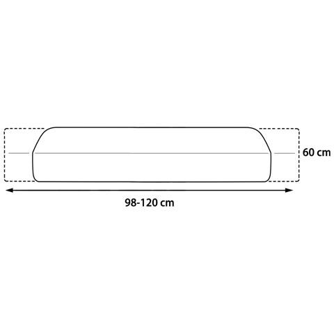 Copridivano Copriseduta Sofà Elasticizzato Tinta Unita Smile Tessuto Millerighe Seduta 2 Posti Oro - Foto 5