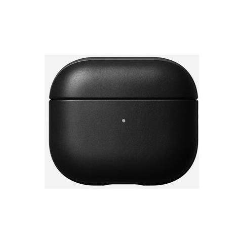 Cover Per Airpods 3 Modern Leather Robusta Con Fori Da Aggangio, Nero - Foto 1