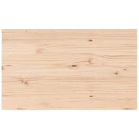 Piani Tavolo 3 Pz 80x47x1,7 Cm Rettangolare Legno Massello Pino - Foto 3