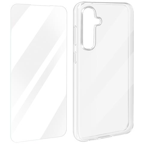 Cover Per Samsung Galaxy S23 Fe Flessibile Con Vetro Temperato 9h - Foto 1