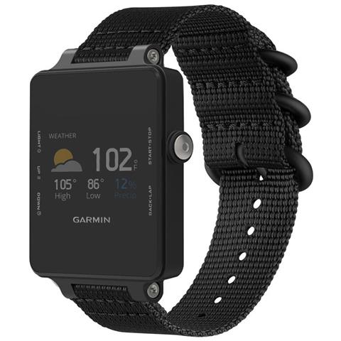 Cinturino In Nylon Per Garmin Vivoactive Acetato Black - Foto 1