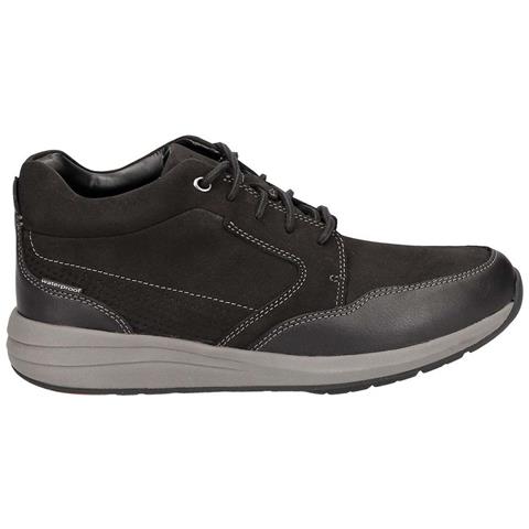 Scarpe Un Coast Dry Da Uomo, In Pelle Nera, Mezze Maniche 40 - Foto 1