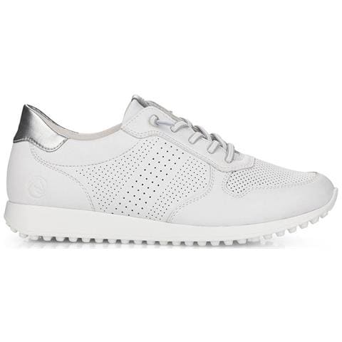 Leisure Trainers White Sneakers Pelle Scarpe Donna Bianco Eu 40, D3100-80 - Foto 2