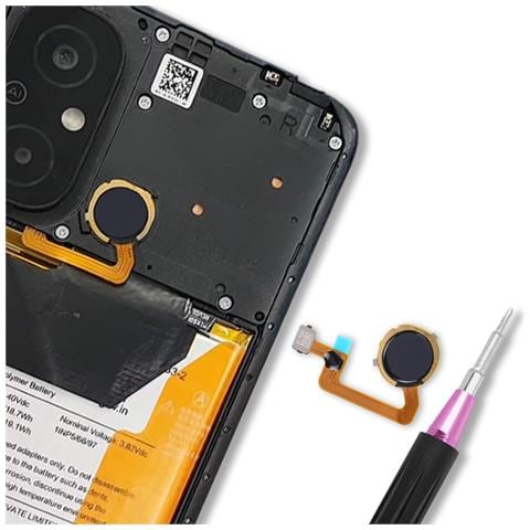 Lettore Di Impronte Per Xiaomi Redmi 12c Con Tovaglia Di Collegamento - Foto 4