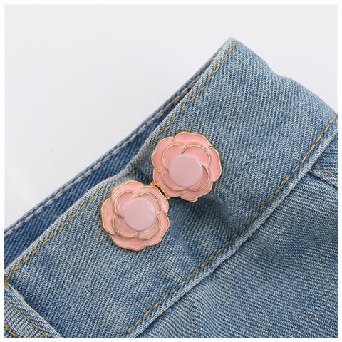 Fibbia Per La Vita In Pizzo 5 Paia Pink - Foto 1