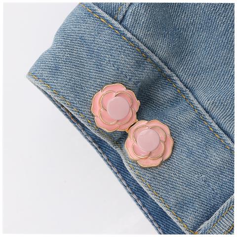 Fibbia Per La Vita In Pizzo 5 Paia Pink - Foto 2