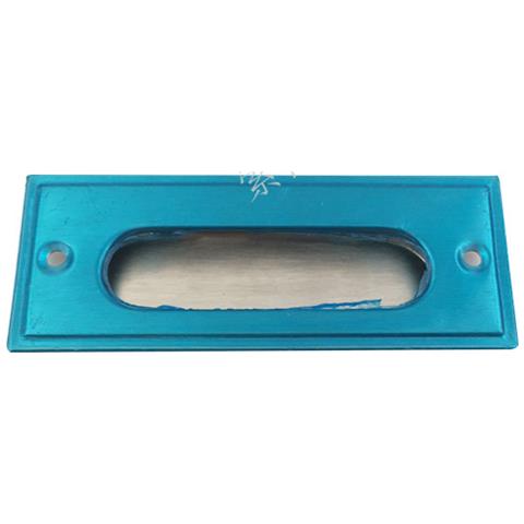 Maniglia Per Porta Quadrata In Acciaio Inox   Modello 2 - Foto 1