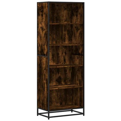 Libreria Rovere Fumo 60x35x170,5 Cm In Truciolato - Foto 2