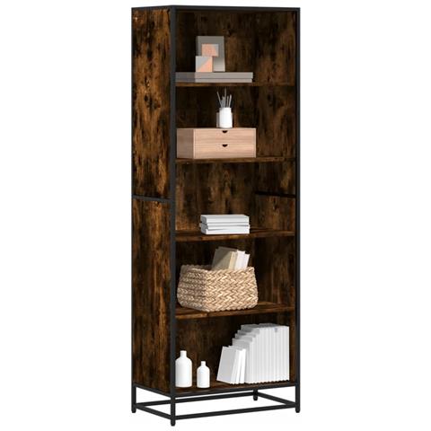 Libreria Rovere Fumo 60x35x170,5 Cm In Truciolato - Foto 1