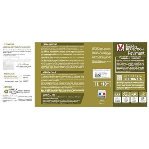 Smalto Rinnovare Perfection Pavimenti 750ml Grigio Catrame Satinato - Foto 4