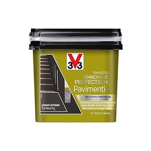 Smalto Rinnovare Perfection Pavimenti 750ml Grigio Catrame Satinato - Foto 1